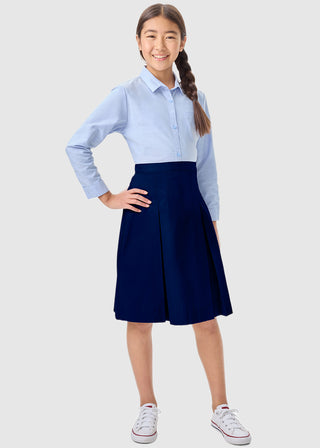 Classroom Uniforms Girls Plus Kick Pleat Skirt