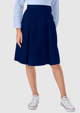 Classroom Uniforms Girls Plus Kick Pleat Skirt
