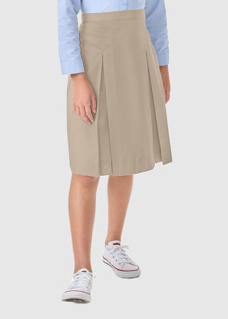Classroom Uniforms Girls Plus Kick Pleat Skirt