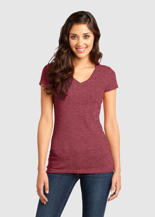 District DT6501 Juniors Very Important Tee V-Neck
