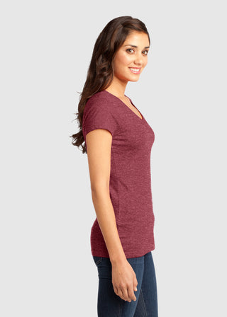 District DT6501 Juniors Very Important Tee V-Neck