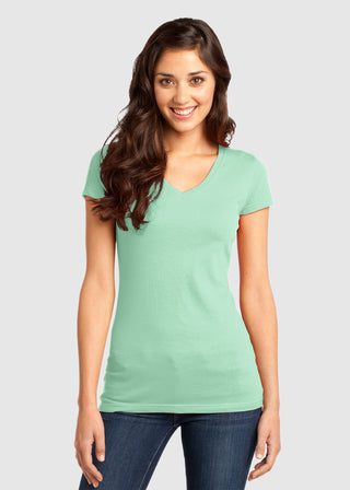 District DT6501 Juniors Very Important Tee V-Neck