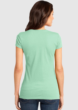District DT6501 Juniors Very Important Tee V-Neck