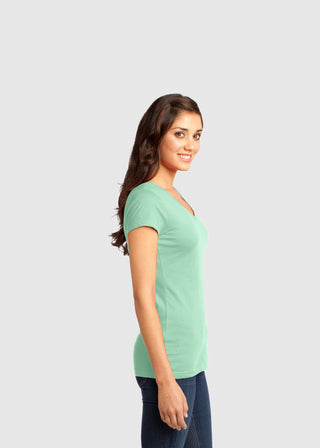 District DT6501 Juniors Very Important Tee V-Neck