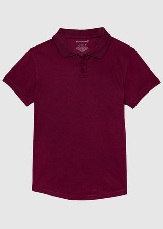 Classroom Uniforms Girls Short Sleeve Moisture Wicking Polo