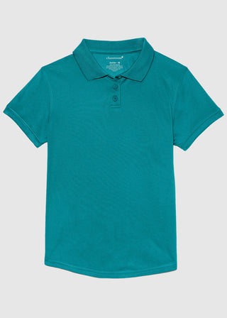 Classroom Uniforms Girls Short Sleeve Moisture Wicking Polo