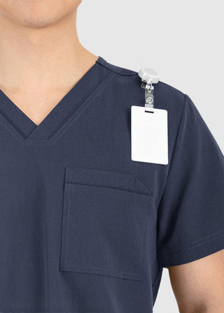 Maevn Matrix Men's Contrast Piping V-Neck Top