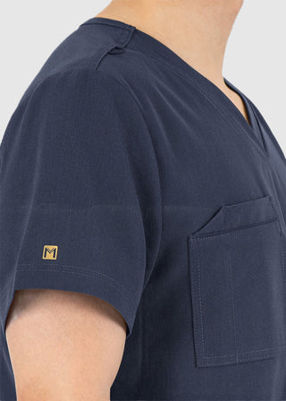 Maevn Matrix Men's Contrast Piping V-Neck Top