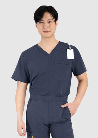 Maevn Matrix Men's Contrast Piping V-Neck Top