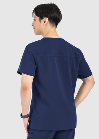 Maevn Matrix Men's Contrast Piping V-Neck Top