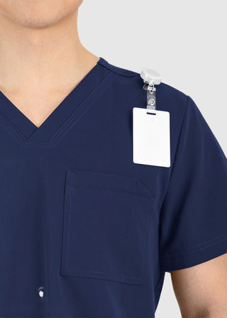 Maevn Matrix Men's Contrast Piping V-Neck Top