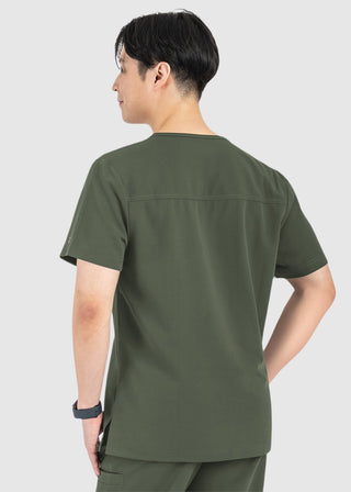 Maevn Matrix Men's Contrast Piping V-Neck Top