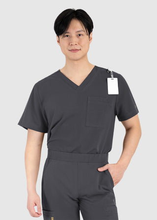 Maevn Matrix Men's Contrast Piping V-Neck Top