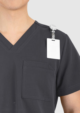 Maevn Matrix Men's Contrast Piping V-Neck Top