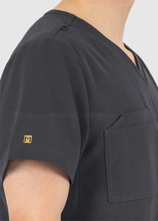 Maevn Matrix Men's Contrast Piping V-Neck Top