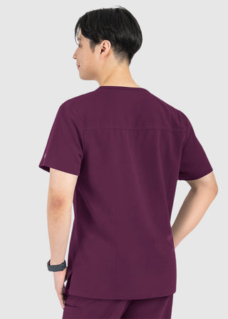 Maevn Matrix Men's Contrast Piping V-Neck Top