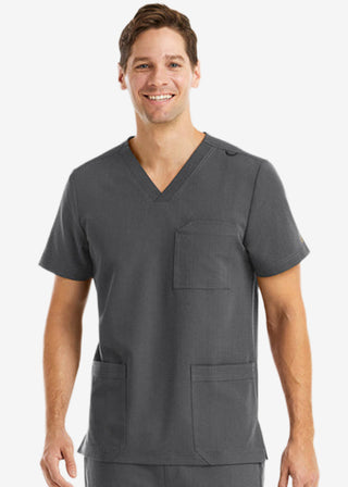 Maevn Men's Three Pocket V-Neck Scrub Top