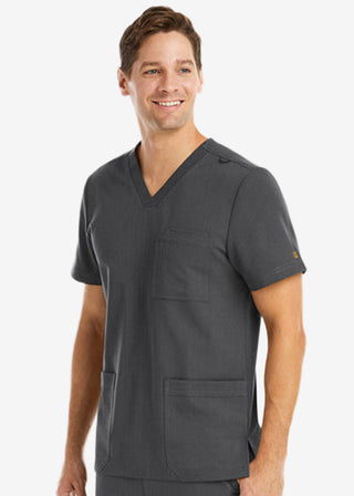 Maevn Men's Three Pocket V-Neck Scrub Top