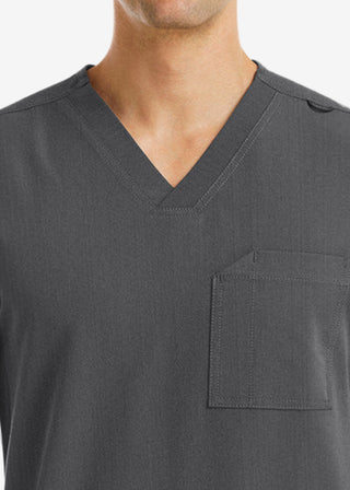 Maevn Men's Three Pocket V-Neck Scrub Top