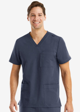 Maevn Men's Three Pocket V-Neck Scrub Top