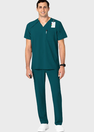 Wink Scrubs wink Renew Men's EZ Zip Scrub Top