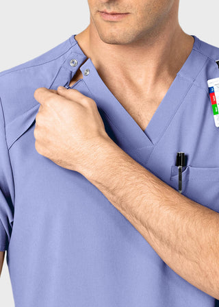 Wink Scrubs wink Renew Men's EZ Zip Scrub Top