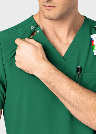 Wink Scrubs wink Renew Men's EZ Zip Scrub Top