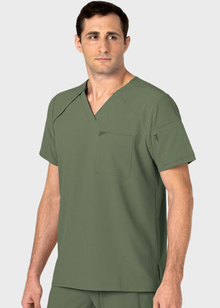 Wink Scrubs wink Renew Men's EZ Zip Scrub Top