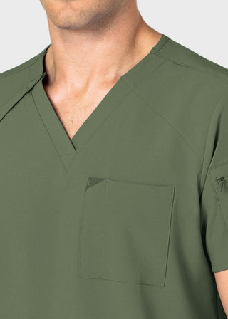 Wink Scrubs wink Renew Men's EZ Zip Scrub Top