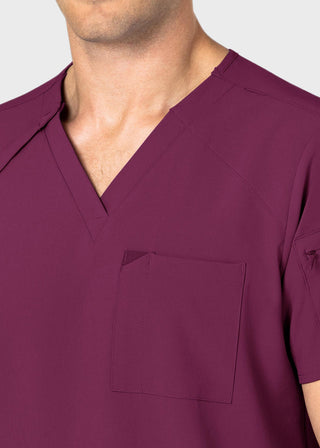 Wink Scrubs wink Renew Men's EZ Zip Scrub Top