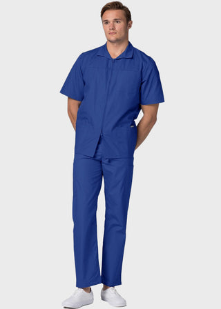 Adar Universal Men's Zippered Short Sleeve Jacket