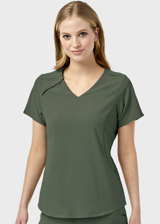 Wink Scrubs Wink Renew Women's Hidden Zip Scrub Top