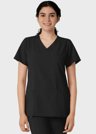 Wink Scrubs wink W123 Women's Basic V-Neck Solid Scrub Top