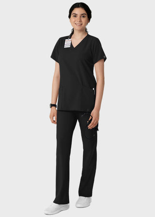 Wink Scrubs wink W123 Women's Basic V-Neck Solid Scrub Top
