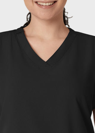 Wink Scrubs wink W123 Women's Basic V-Neck Solid Scrub Top