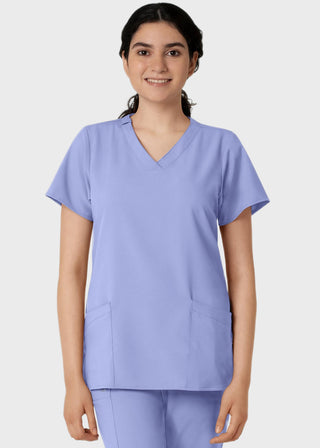 Wink Scrubs wink W123 Women's Basic V-Neck Solid Scrub Top