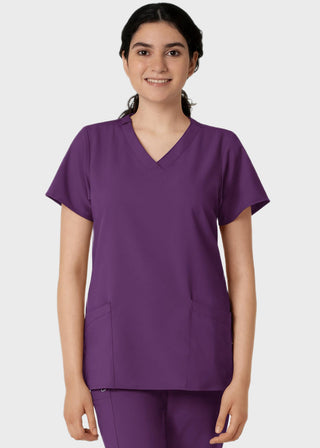 Wink Scrubs wink W123 Women's Basic V-Neck Solid Scrub Top