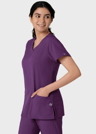 Wink Scrubs wink W123 Women's Basic V-Neck Solid Scrub Top