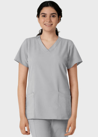 Wink Scrubs wink W123 Women's Basic V-Neck Solid Scrub Top