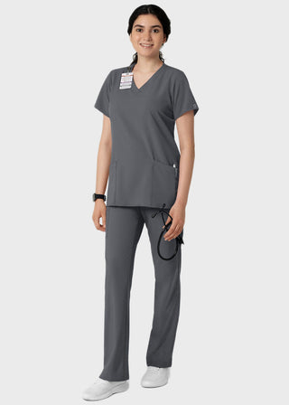Wink Scrubs wink W123 Women's Basic V-Neck Solid Scrub Top