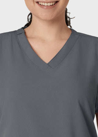 Wink Scrubs wink W123 Women's Basic V-Neck Solid Scrub Top