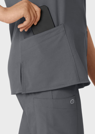 Wink Scrubs wink W123 Women's Basic V-Neck Solid Scrub Top