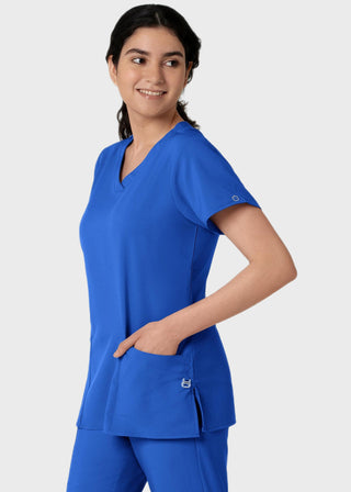 Wink Scrubs wink W123 Women's Basic V-Neck Solid Scrub Top