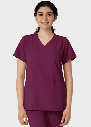 Wink Scrubs wink W123 Women's Basic V-Neck Solid Scrub Top