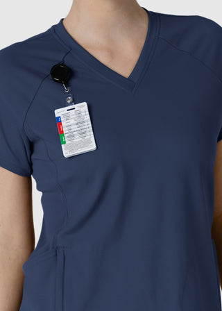 Wink Scrubs Wink Renew Knit Women's Flex-n-Reach V-Neck Raglan Scrub Top