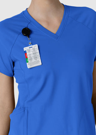 Wink Scrubs Wink Renew Knit Women's Flex-n-Reach V-Neck Raglan Scrub Top