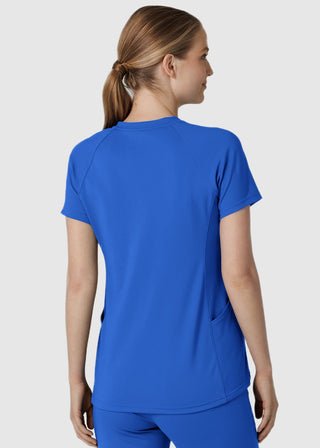 Wink Scrubs Wink Renew Knit Women's Flex-n-Reach V-Neck Raglan Scrub Top