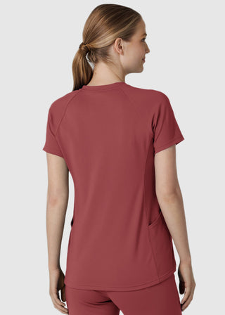 Wink Scrubs Wink Renew Knit Women's Flex-n-Reach V-Neck Raglan Scrub Top