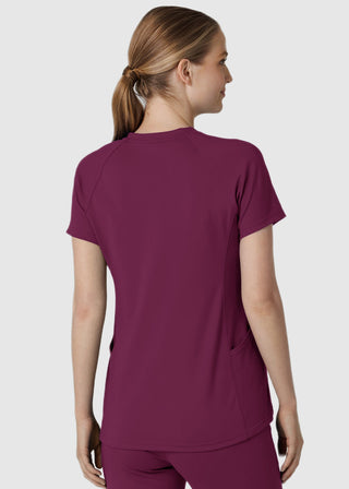 Wink Scrubs Wink Renew Knit Women's Flex-n-Reach V-Neck Raglan Scrub Top