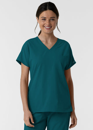 Wink Scrubs Nurtur Women's Drop Shoulder Tunic Scrub Top